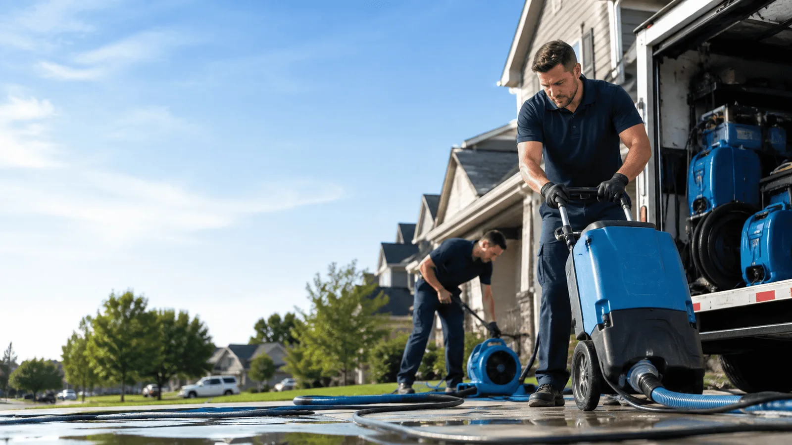 Structural Drying being performed in East Rutherford, NJ